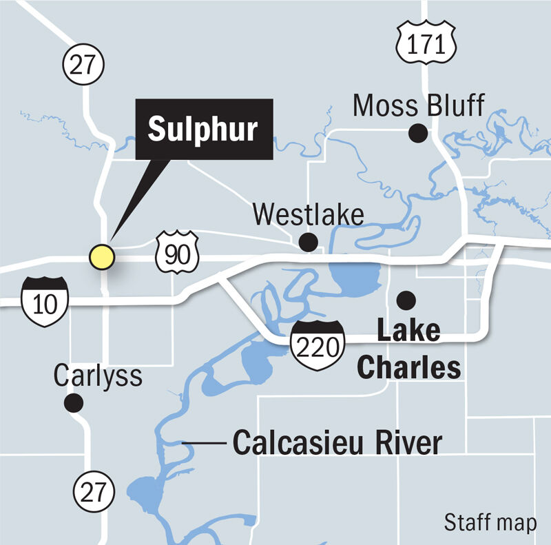 042424 Sulpur Louisiana map